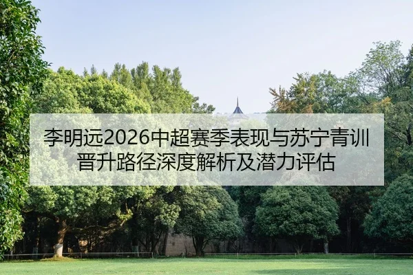 李明远2026中超赛季表现与苏宁青训晋升路径深度解析及潜力评估
